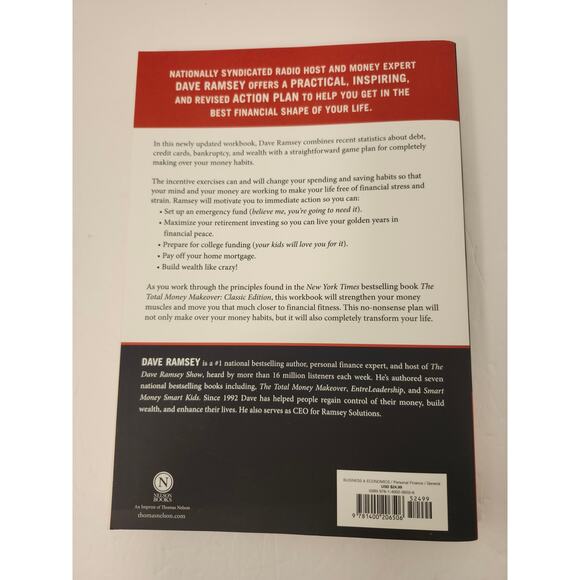 Dave Ramsey The Total Money Makeover Book Lot Of 3 Workbook Pre-Owned Finances - Picture 10 of 11